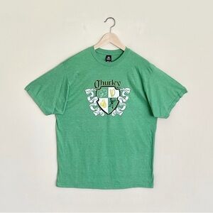 Vintage Hurley O’Hurley Irish Crest Graphic Green T Shirt Adult size XXL